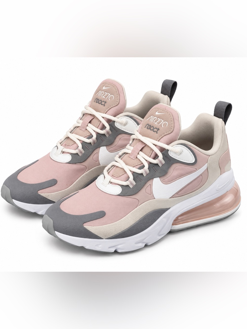 Nike Air Max 270 React Pink Grey Women’s Size 7